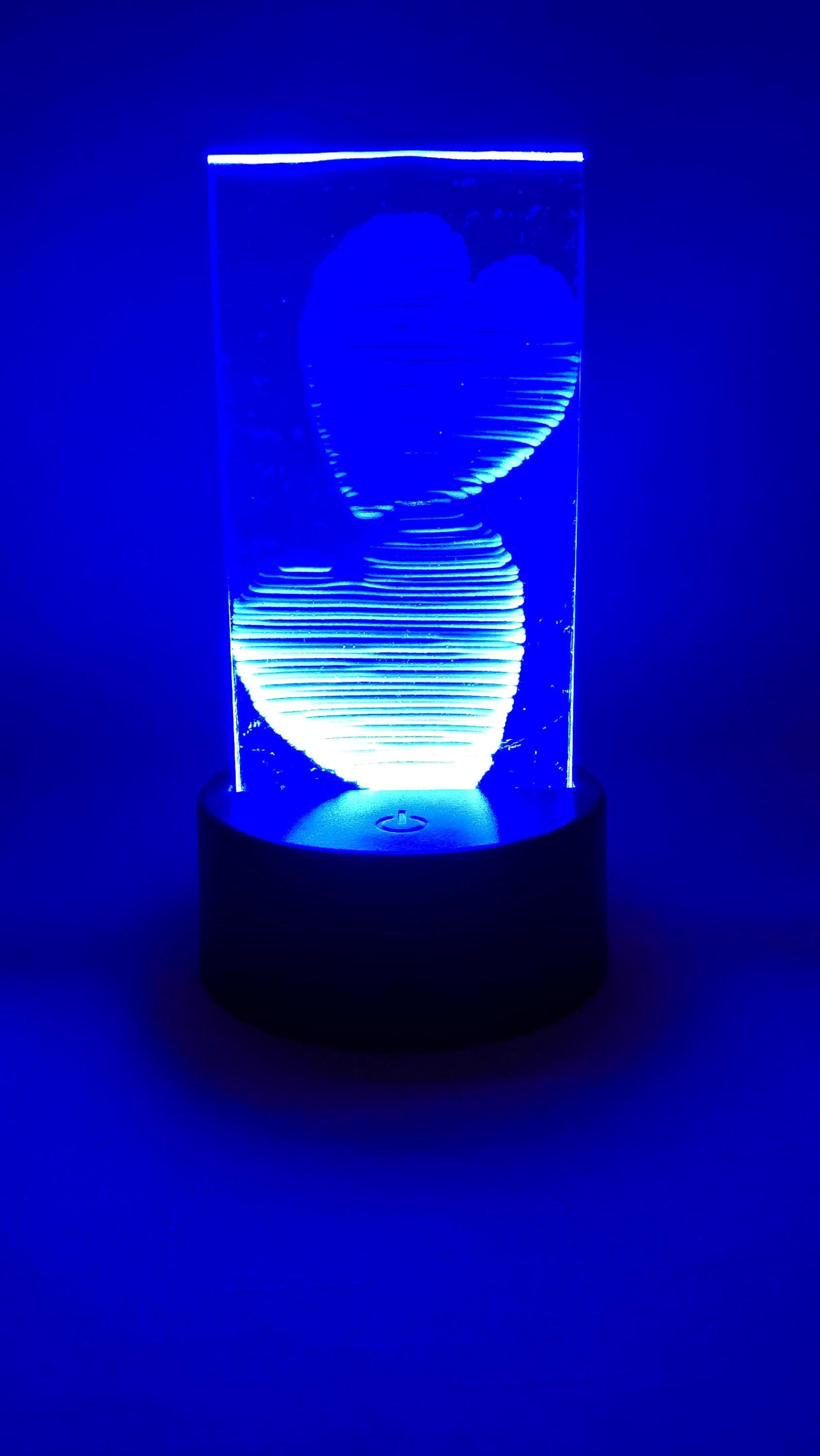 Night light "Two hearts"