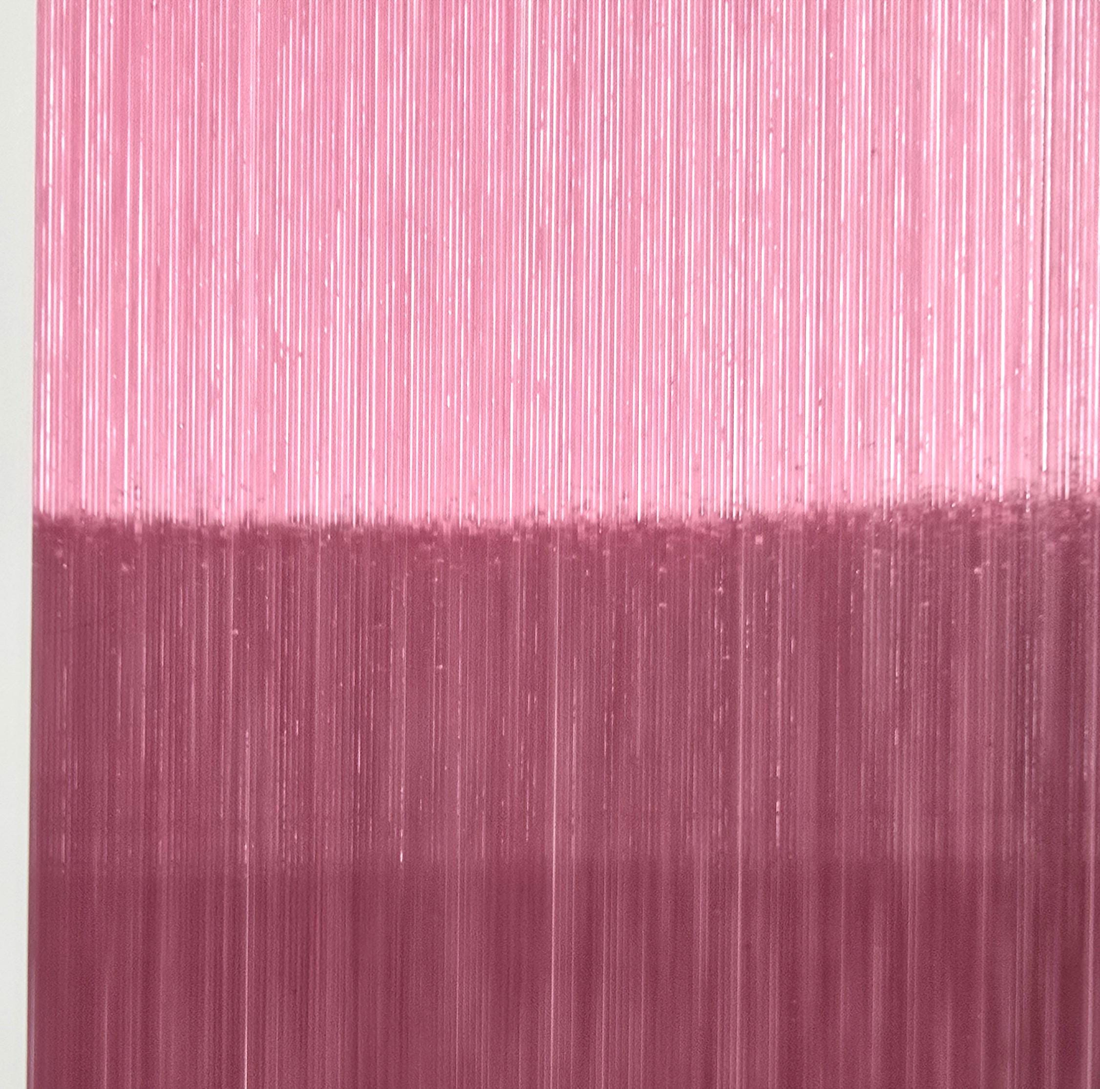 COE96 straight glass stringers, 1mm, Fuchsia Light Transparent