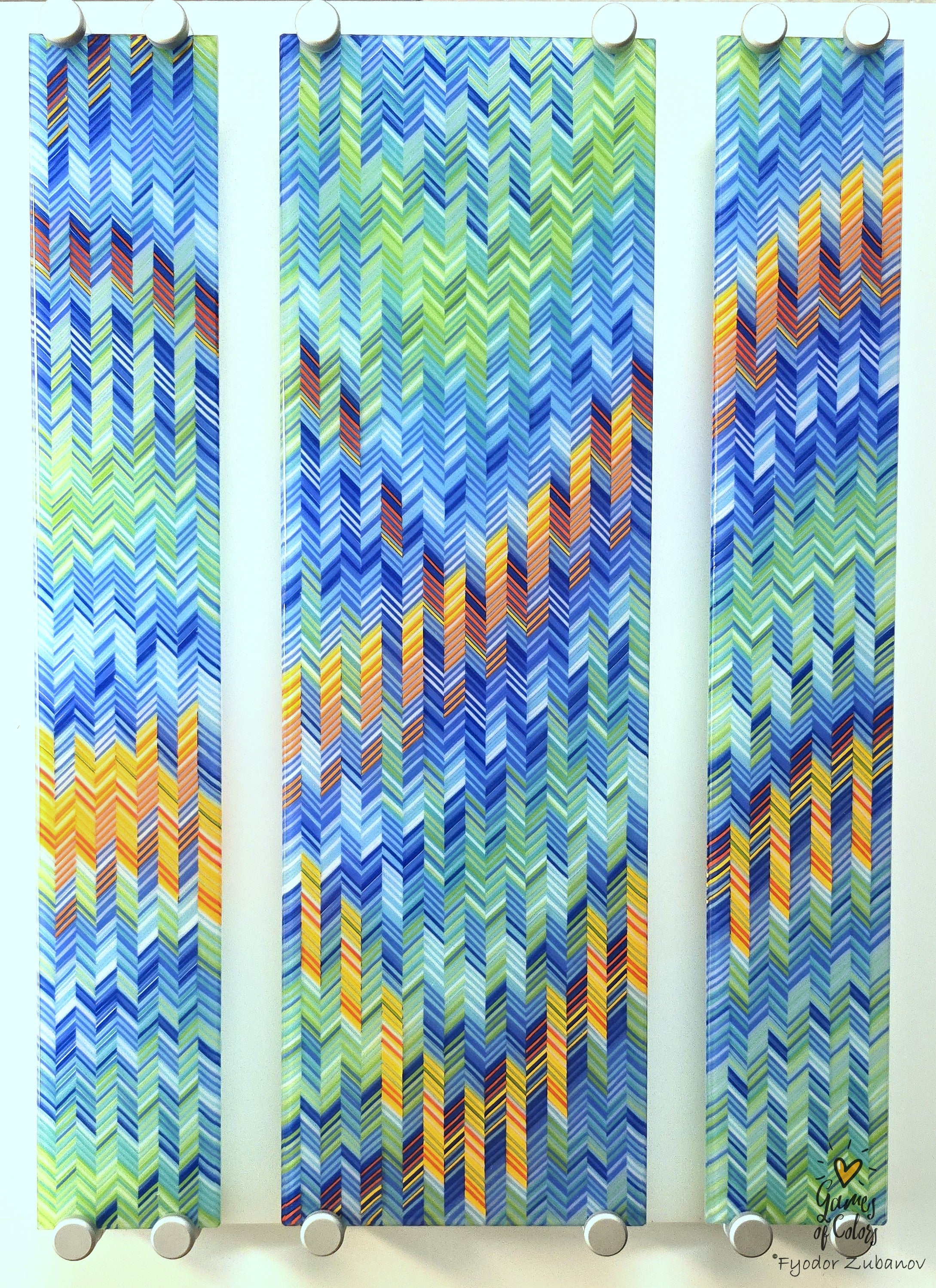 A decorative wall panel "Aurora"