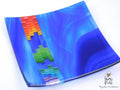 Mosaic Jet plate: Dark Blue Swirls
