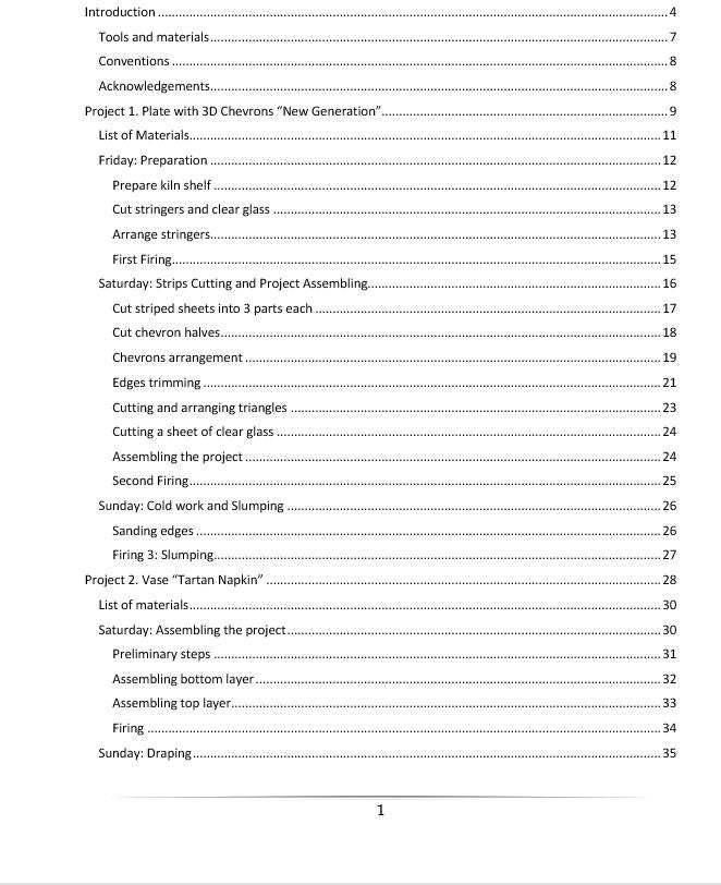 e-book "Weekend projects: Stringers in glass fusing"