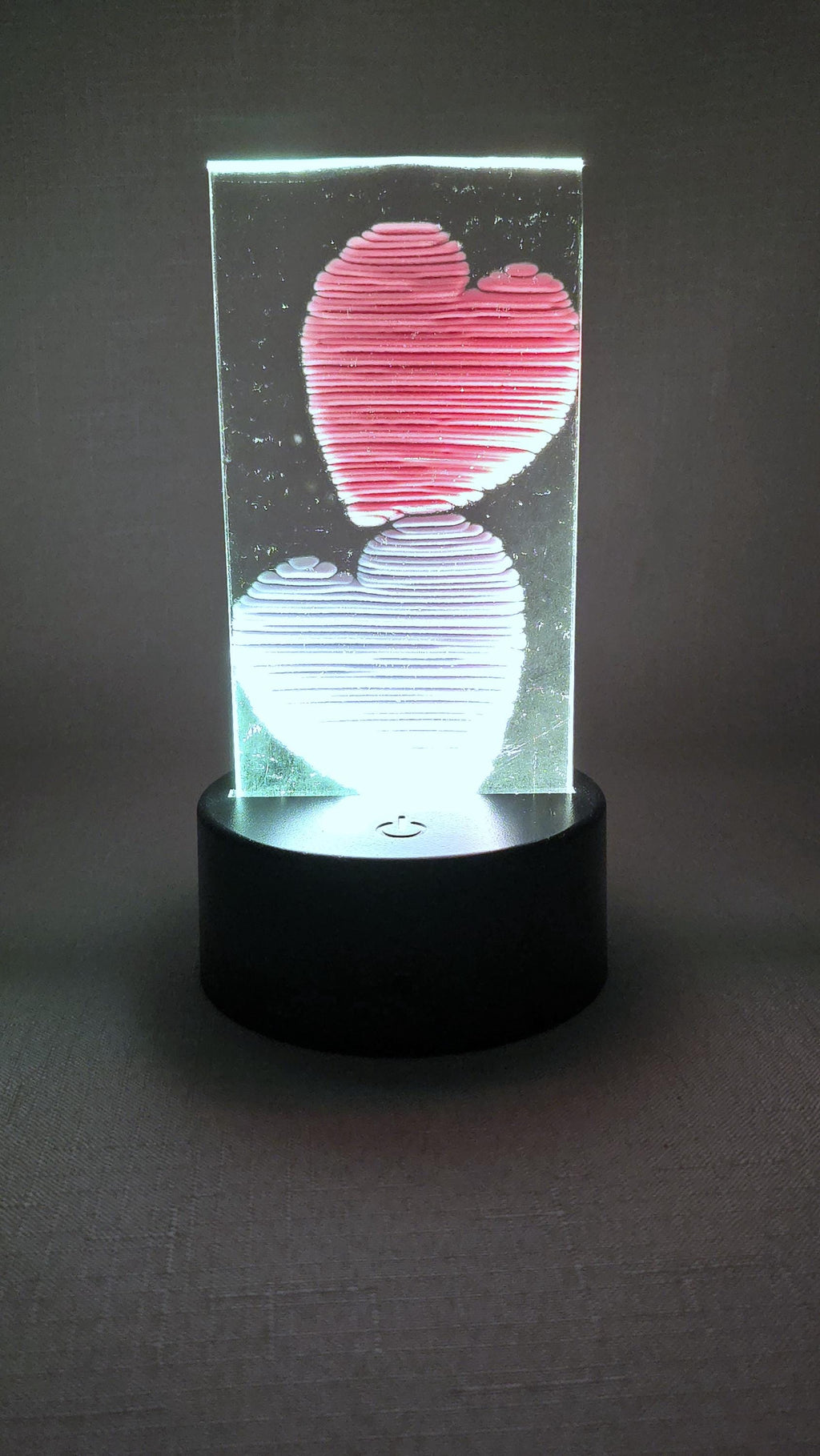 Night light "Two hearts"