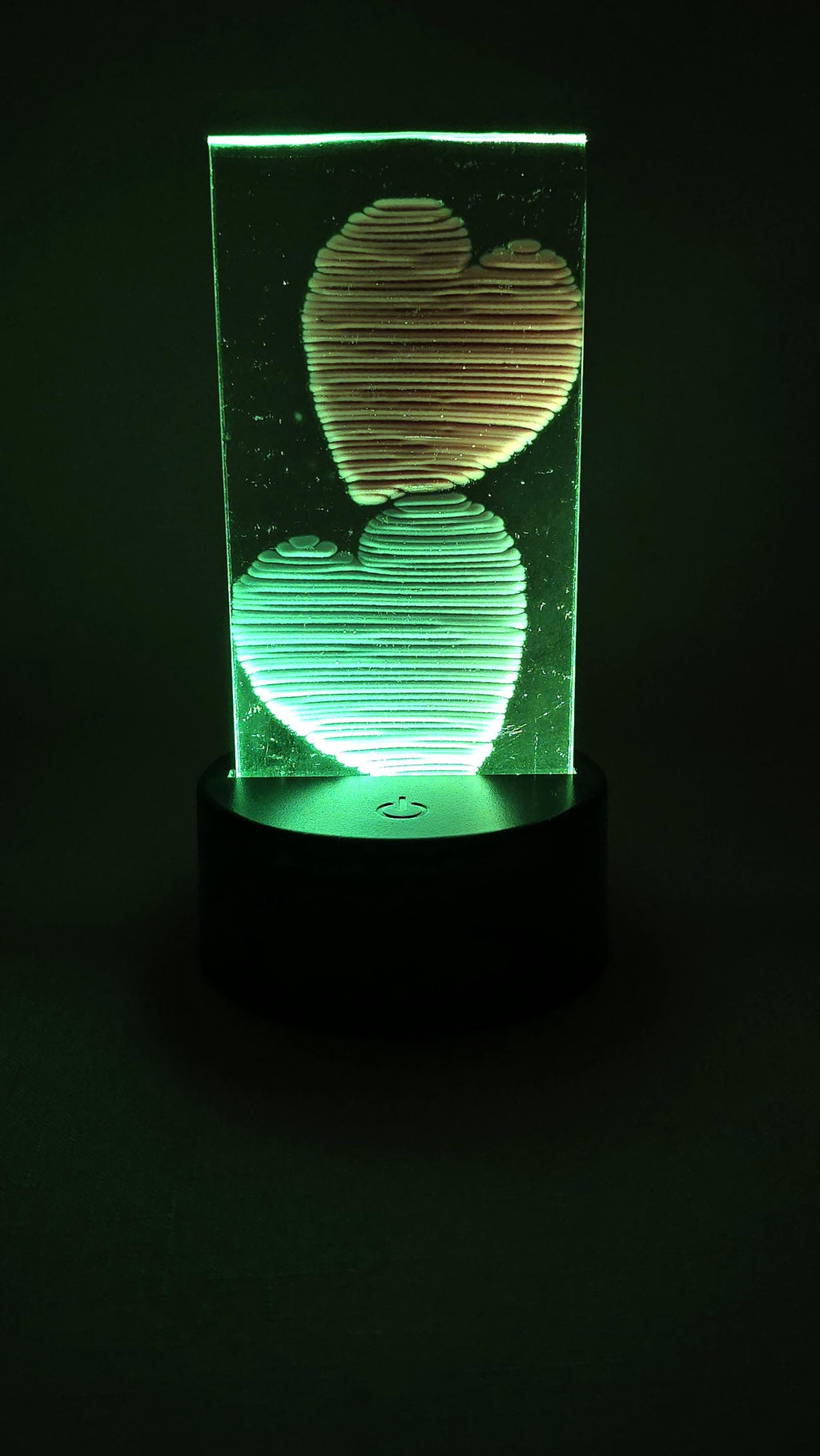 Night light "Two hearts"