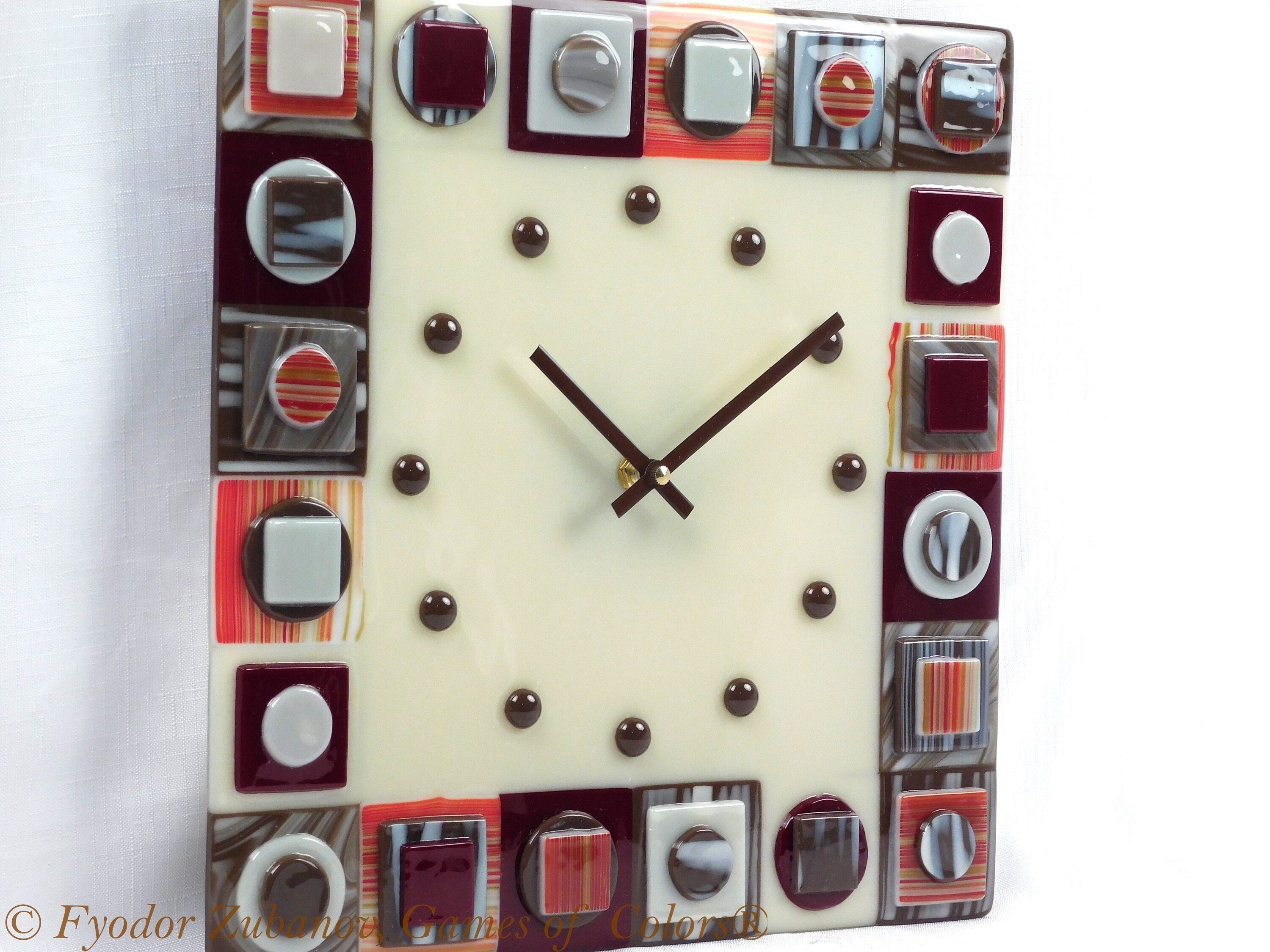 A wall clock "Geometry"