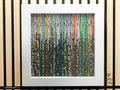 Colorfall — Fused Glass Wall Art on Dark Gray Background