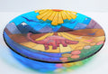 Fused Glass Plate Jurassic dreams