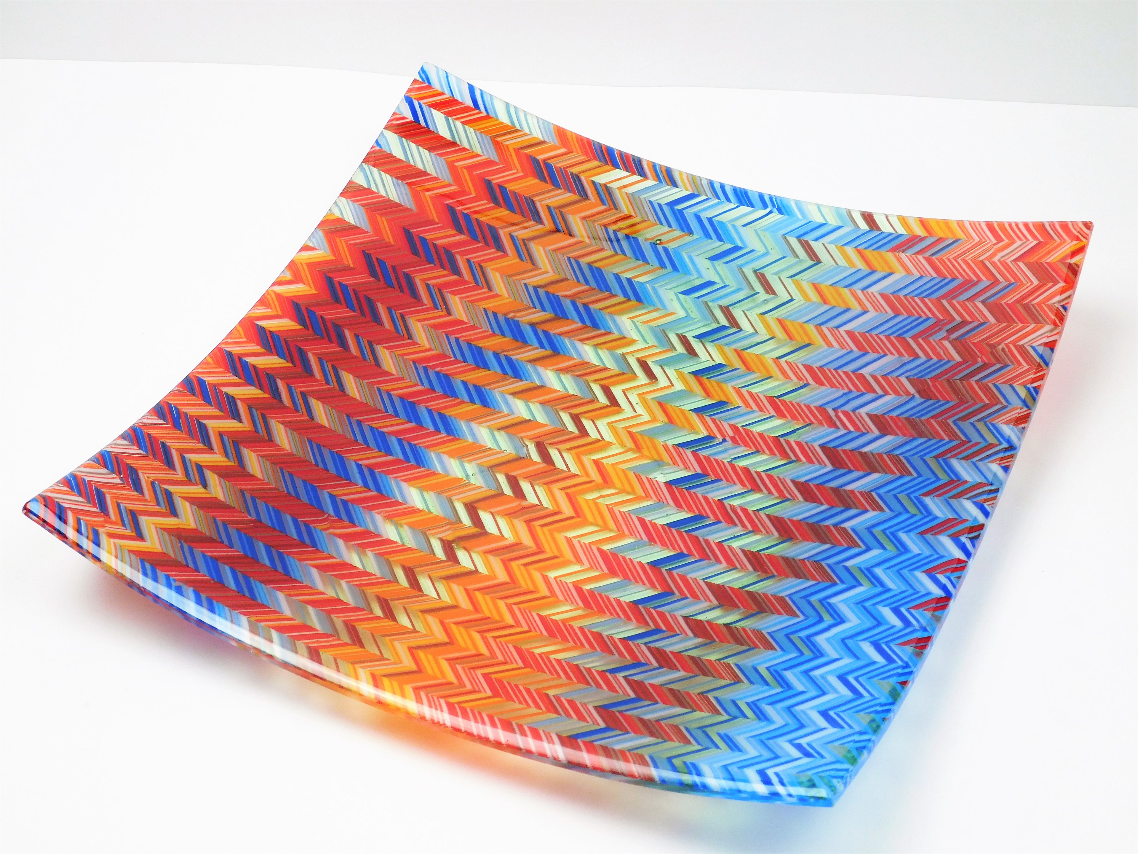 Fused Glass Plate Exciting morrow