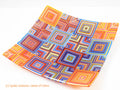 Fused Glass Plate Square illusion I