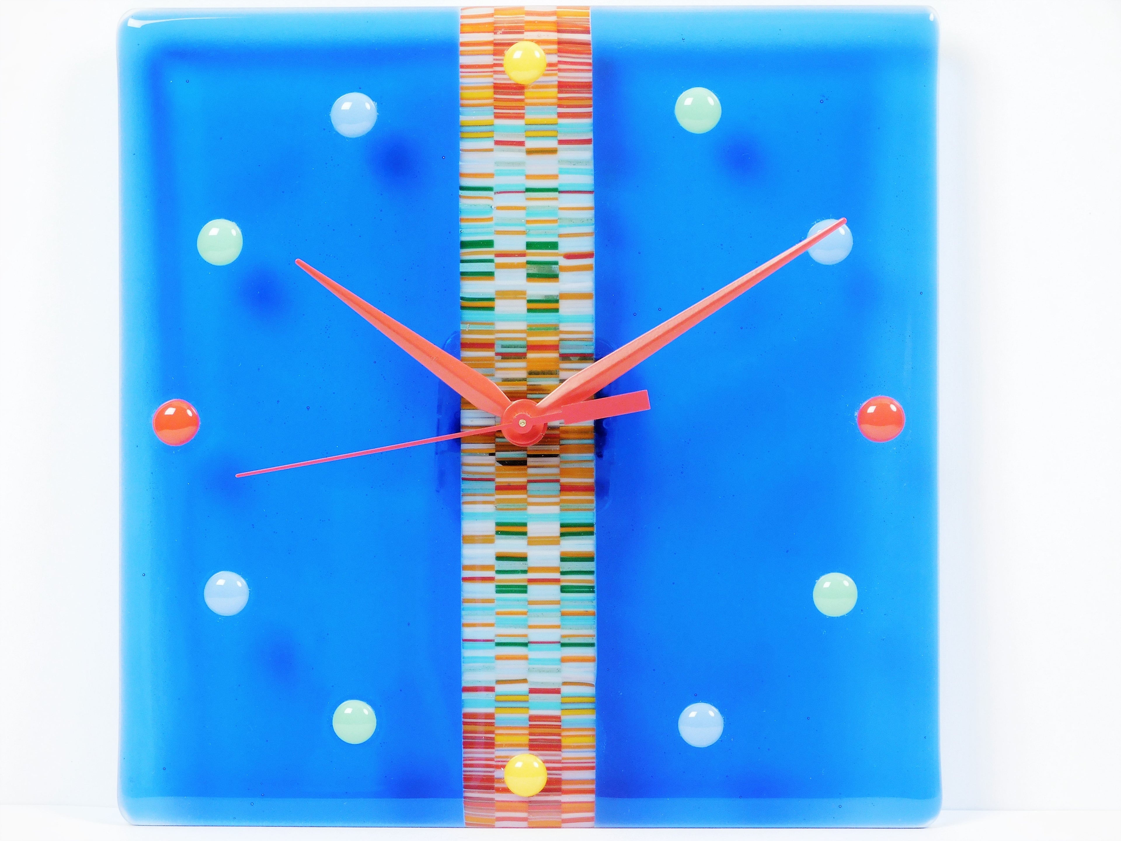 Wall clock Sweet candies - Water
