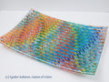 Fused Glass Plate Birth of light