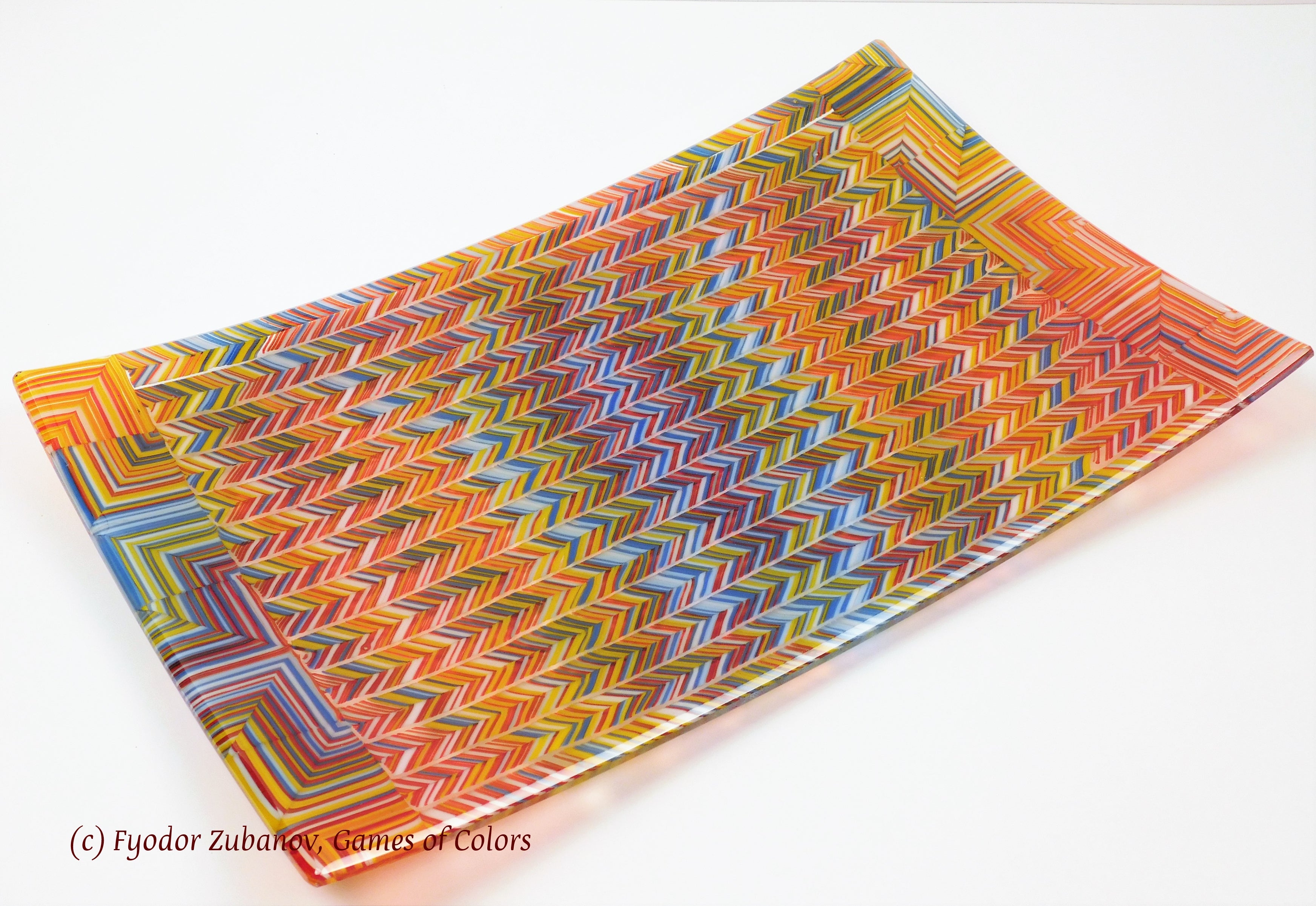 Fused Glass Plate New generation