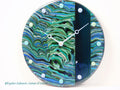 Wall clock Malachite casket