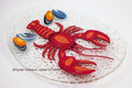 Fused Glass Plate Lobster