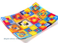 Fused Glass Plate Broken Illusions