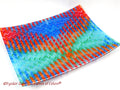 Fused Glass Plate Eagle