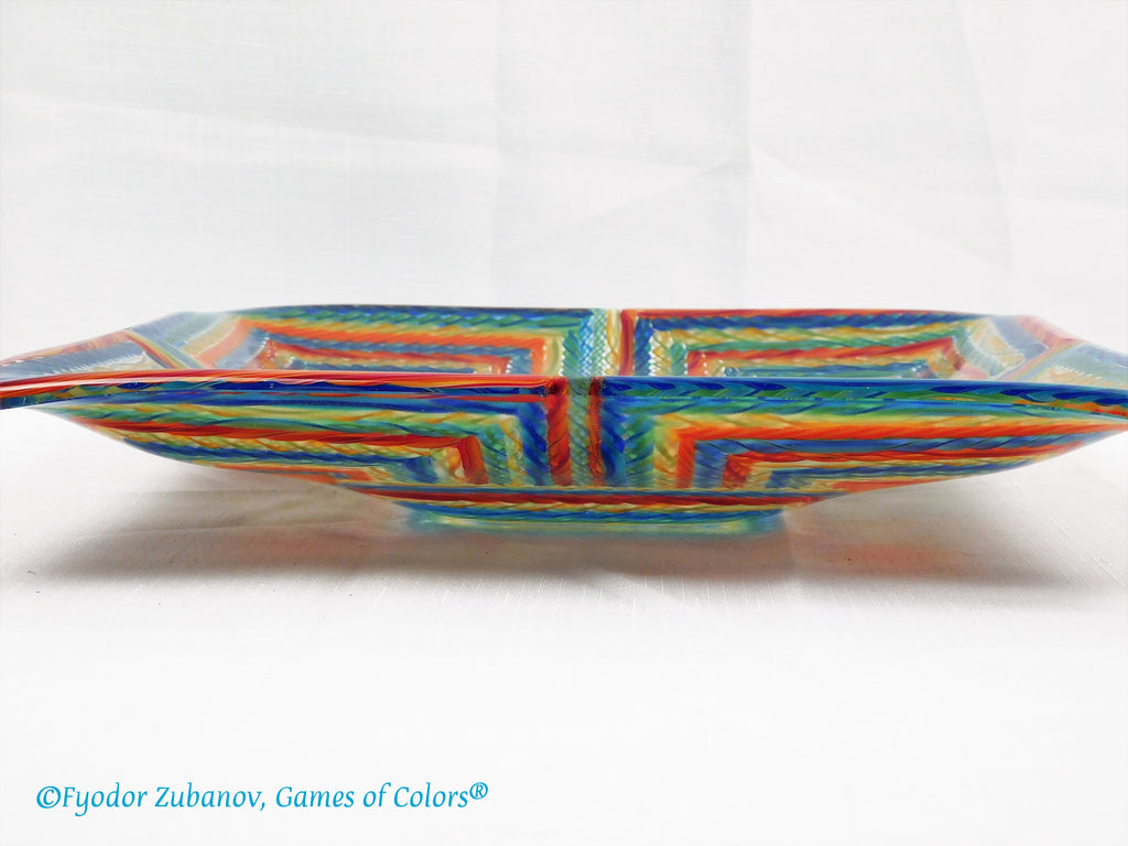 Fused glass bowl A Game