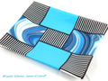 Fused glass plate Vortex