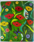 A wall panel Poppies