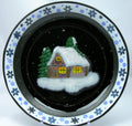 Fused Glass Plate New Year