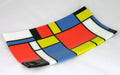 Fused Glass Plate Mondrianian B