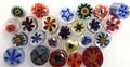 Murrini assortment, COE96; for fusing, lampwork, glass blowing.