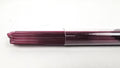 COE96 straight glass stringers, 1mm, Cranberry Transparent, R-232