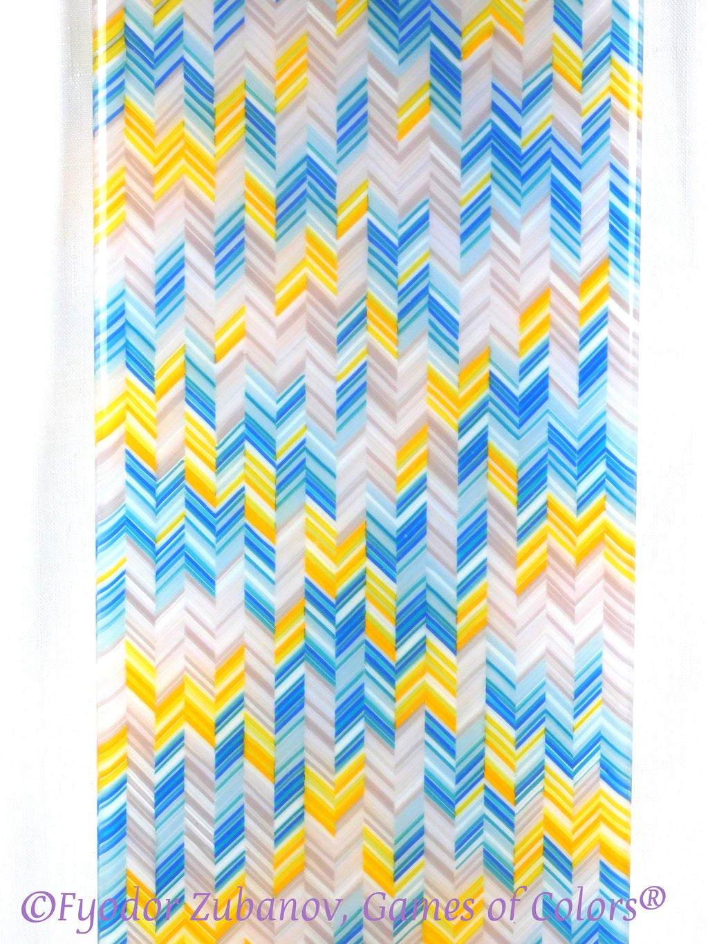 A decorative wall panel "Purple breeze"; fused glass; room accent; vertical or horizontal