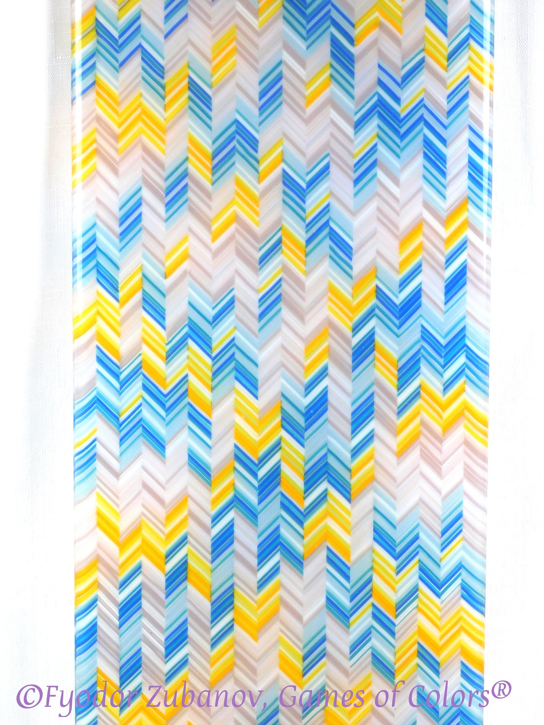 A decorative wall panel "Purple breeze"; fused glass; room accent; vertical or horizontal