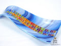 A fused glass decorative spoon rest "East coast"