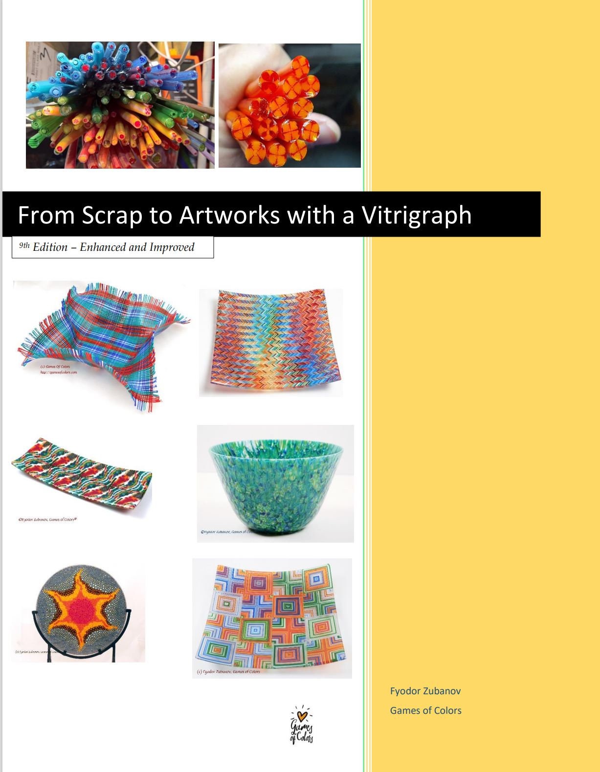 Vitrigraph Glass Art eBook: Murrine & Fusing Tutorial (PDF) (9th edition)