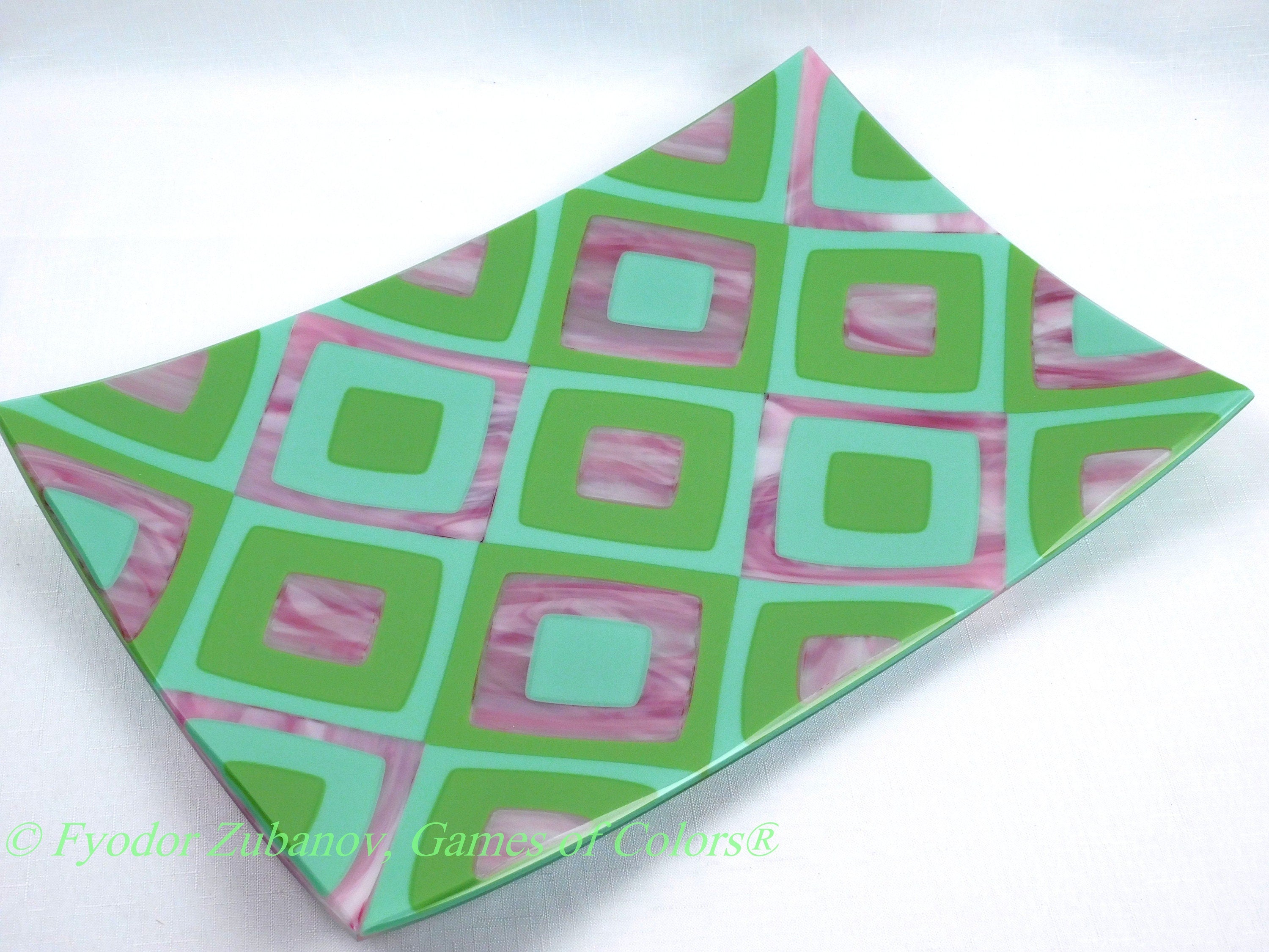 e-book "Fabric patterns in glass: Ikat"; techniques of glass fusing