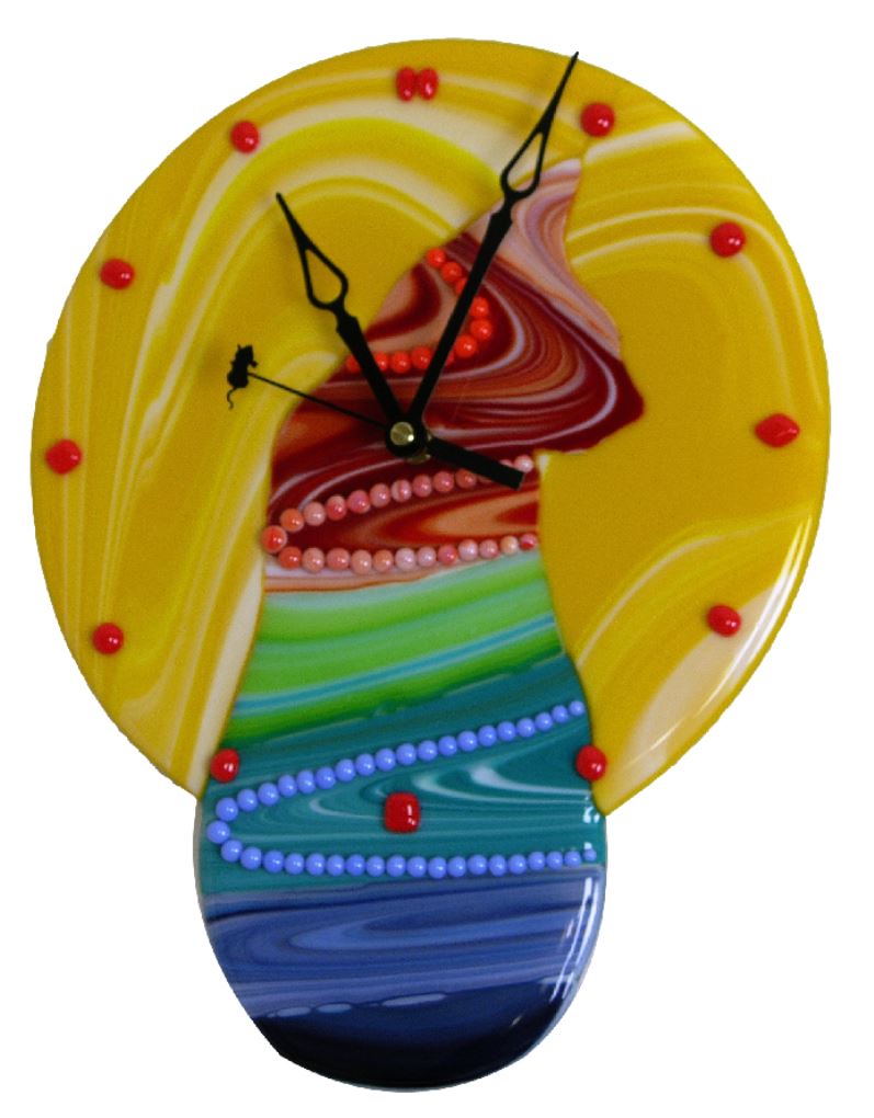 Wall clock Moony Cat