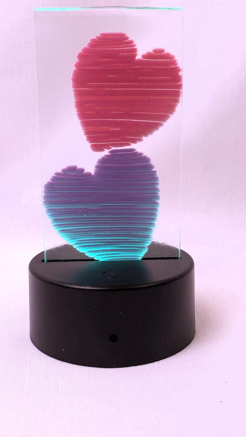 Night light "Two hearts"