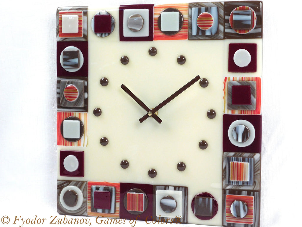 A wall clock "Geometry"