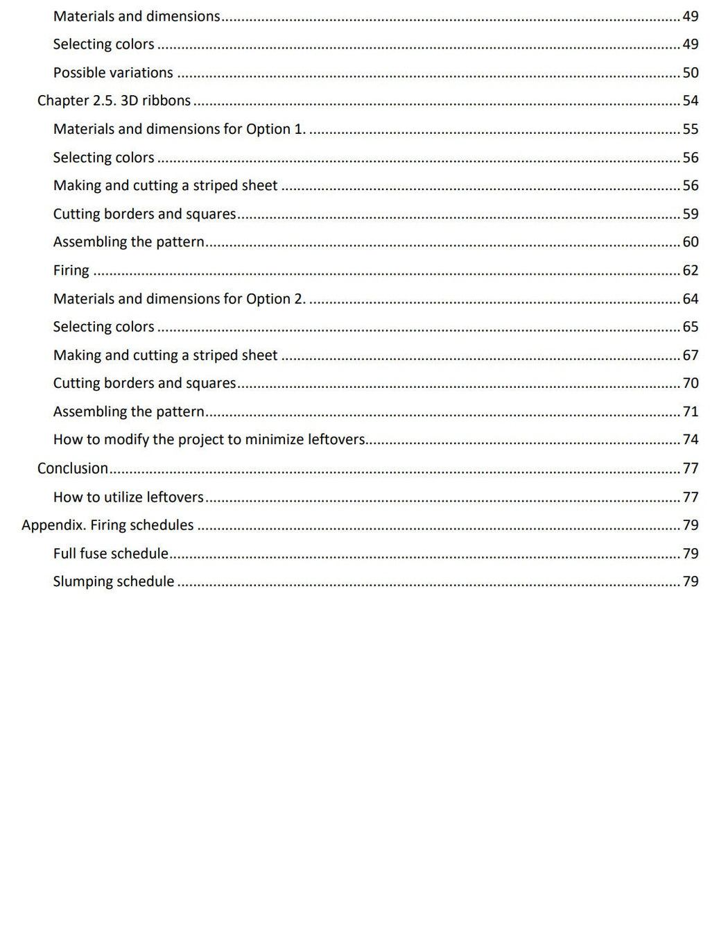 e-book "Weekend projects: Stringers in glass fusing. Ribbons, Part 1."