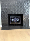 Wall panel for mantel "Time wells"