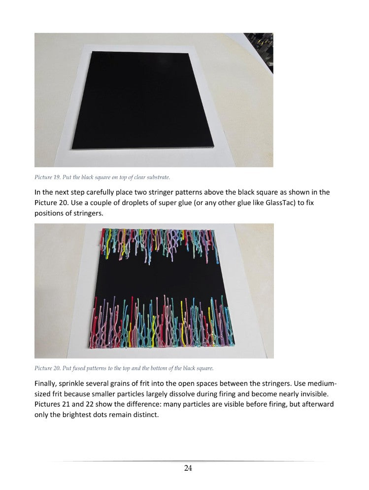 e-book "Weekend projects: Stringers in glass fusing. Getting Started."